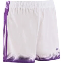 Kids' Nelson Shorts White / Purple -Outdoor Clothing Store nels 179 3 gen whppxx kids p2