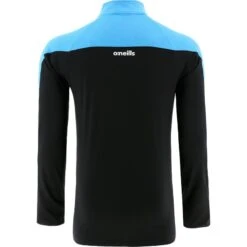 Men's Nevada Brushed Half Zip Top Black / Sky / White -Outdoor Clothing Store neva 184 2 gen bkskwh adlt p2 2