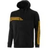 Men's Nevis Fleece Overhead Hoodie Black / Amber -Outdoor Clothing Store nevis 011 flc hoodie blk amb 3s 1