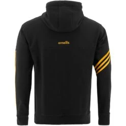 Men's Nevis Fleece Overhead Hoodie Black / Amber -Outdoor Clothing Store nevis 011 flc hoodie blk amb 3s 2