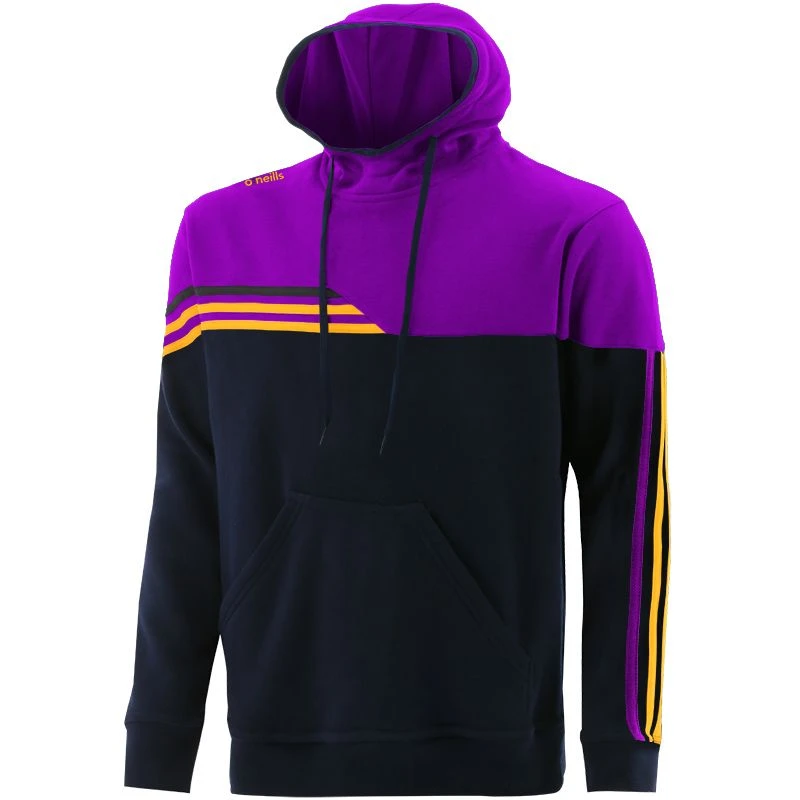 Men's Nevis Fleece Overhead Hoodie Marine / Purple / Amber 3 Men's Nevis Fleece Overhead Hoodie Marine / Purple / Amber
