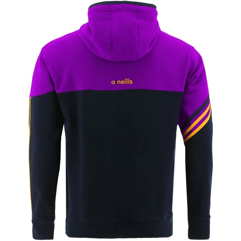 Men's Nevis Fleece Overhead Hoodie Marine / Purple / Amber 4 Men's Nevis Fleece Overhead Hoodie Marine / Purple / Amber - Image 2