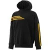 Kids' Nevis Fleece Overhead Hoodie Black / Amber -Outdoor Clothing Store nevis 011 oh flc hoodie blk amb kids 3s 1