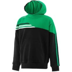 Kids' Nevis Fleece Overhead Hoodie Black / Green / White