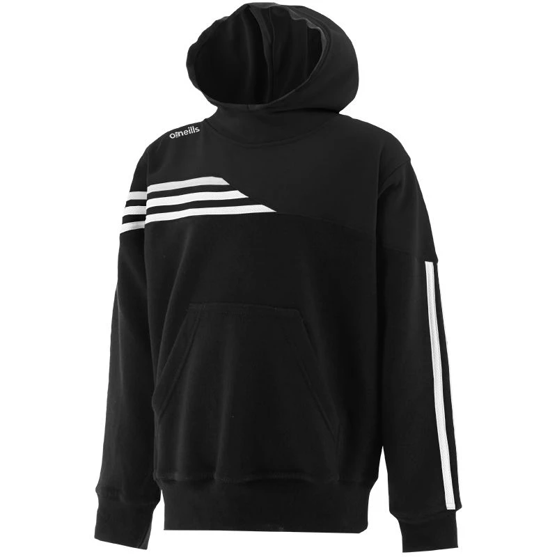 Kids' Nevis Fleece Overhead Hoodie Black / White 3 Kids' Nevis Fleece Overhead Hoodie Black / White