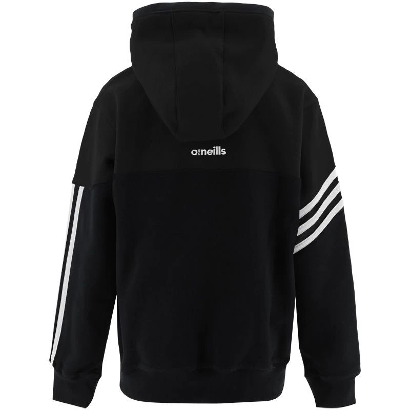 Kids' Nevis Fleece Overhead Hoodie Black / White 4 Kids' Nevis Fleece Overhead Hoodie Black / White - Image 2