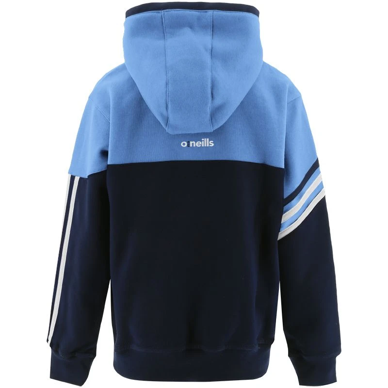 Kids' Nevis Fleece Overhead Hoodie Marine / Sky / White 4 Kids' Nevis Fleece Overhead Hoodie Marine / Sky / White - Image 2