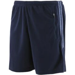 Kids' Nevis Training Shorts Marine / Marl Marine -Outdoor Clothing Store nevis 049 poly shorts mar marl mar 2s 2