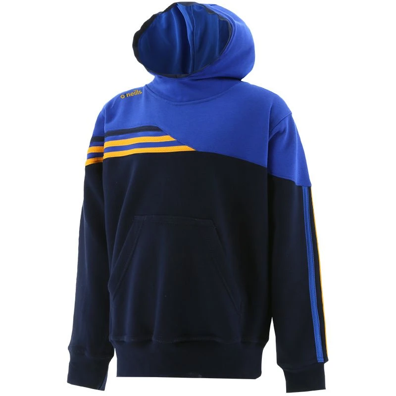 Kids' Nevis Fleece Overhead Hoodie Marine / Royal / Amber