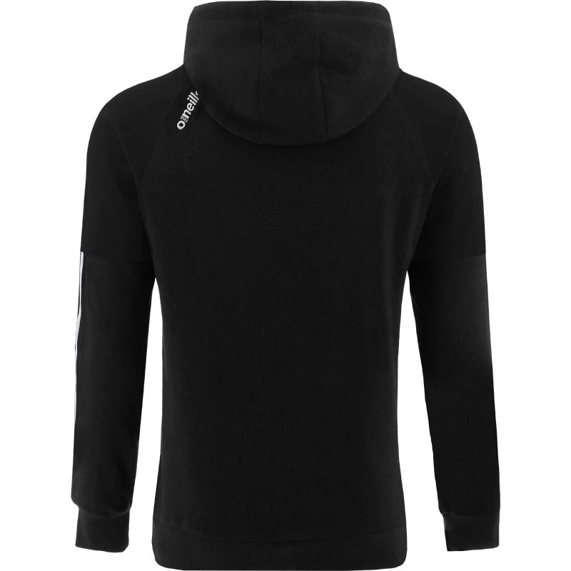 Kids' Oslo Fleece Pullover Hoodie Black / White 4 Kids' Oslo Fleece Pullover Hoodie Black / White - Image 2