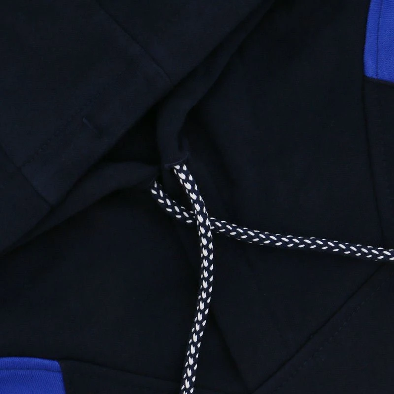 Men's Oslo Fleece Pullover Hoodie Marine / Royal / White 6 Men's Oslo Fleece Pullover Hoodie Marine / Royal / White - Image 4