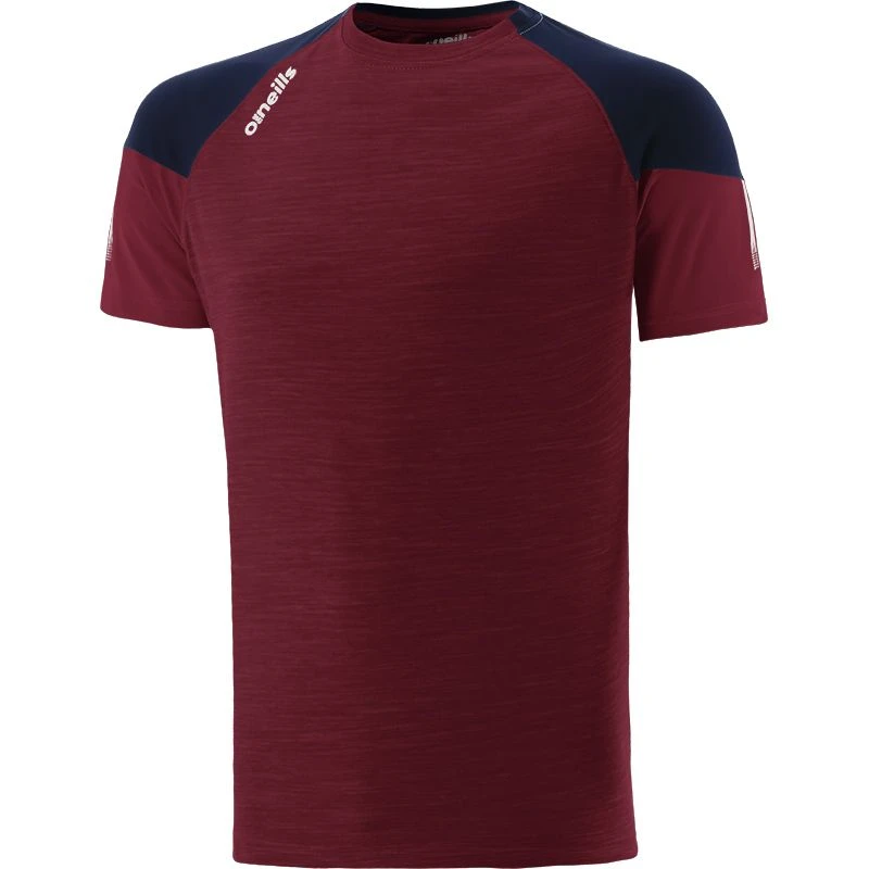 Kids' Oslo T-Shirt Maroon / Marine / White 3 Kids' Oslo T-Shirt Maroon / Marine / White
