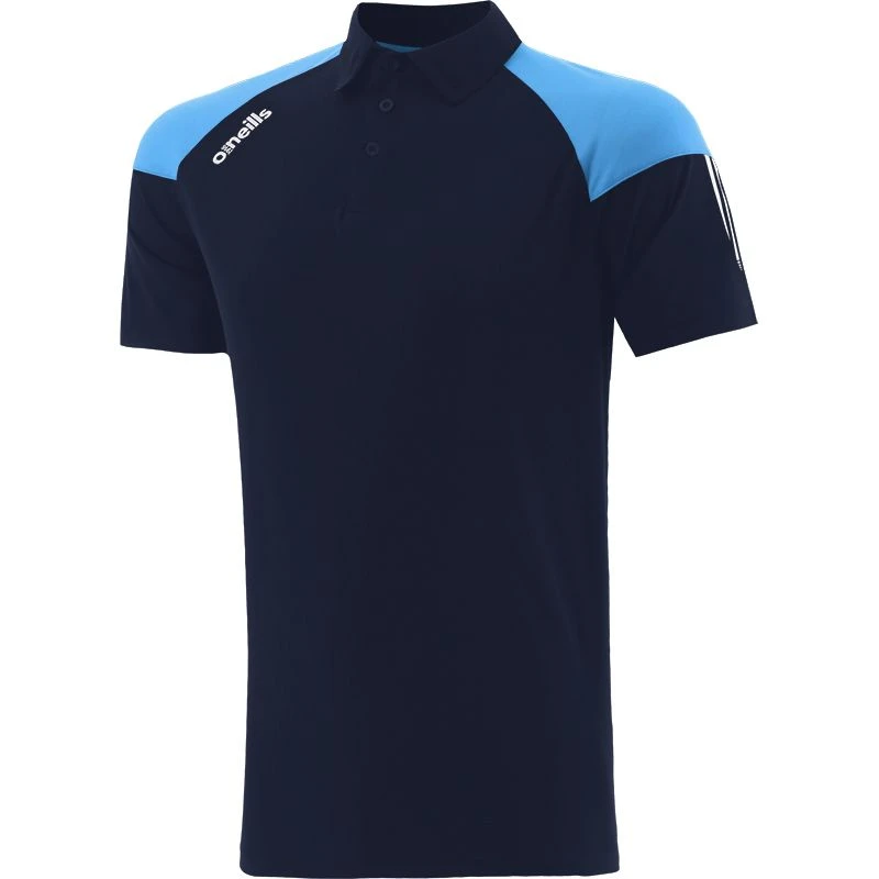 Men's Oslo Polo Shirt Marine / Sky / White 3 Men's Oslo Polo Shirt Marine / Sky / White