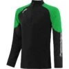 Men's Oslo Brushed Half Zip Top Black / Green / White 2 Men's Oslo Brushed Half Zip Top Black / Green / White -Outdoor Clothing Store oslo 184 2 gen bkgnwh adlt p1