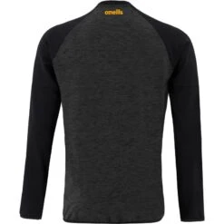 Men's Osprey Brushed Crew Neck Sweatshirt Black / Amber -Outdoor Clothing Store osprey 183 b crew neck mel tl blk blk amb 3s 2
