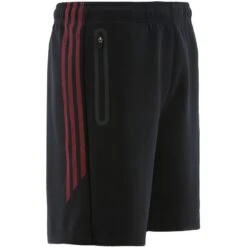 Kids' Pioneer Hybrid Leisure Shorts Black / Red -Outdoor Clothing Store pioneer 228 hybrid shorts blk red 3s 2 1
