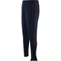 Kids' Pioneer 2 Stripe Hybrid Skinny Bottoms Marine / Maroon -Outdoor Clothing Store pioneer227 hybrid skinny pant mar maroon 2s 2