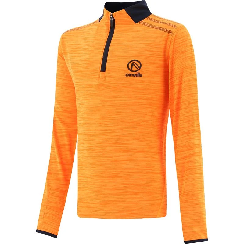 Kids' Pluto Half Zip Midlayer Top Orange / Marine 3 Kids' Pluto Half Zip Midlayer Top Orange / Marine