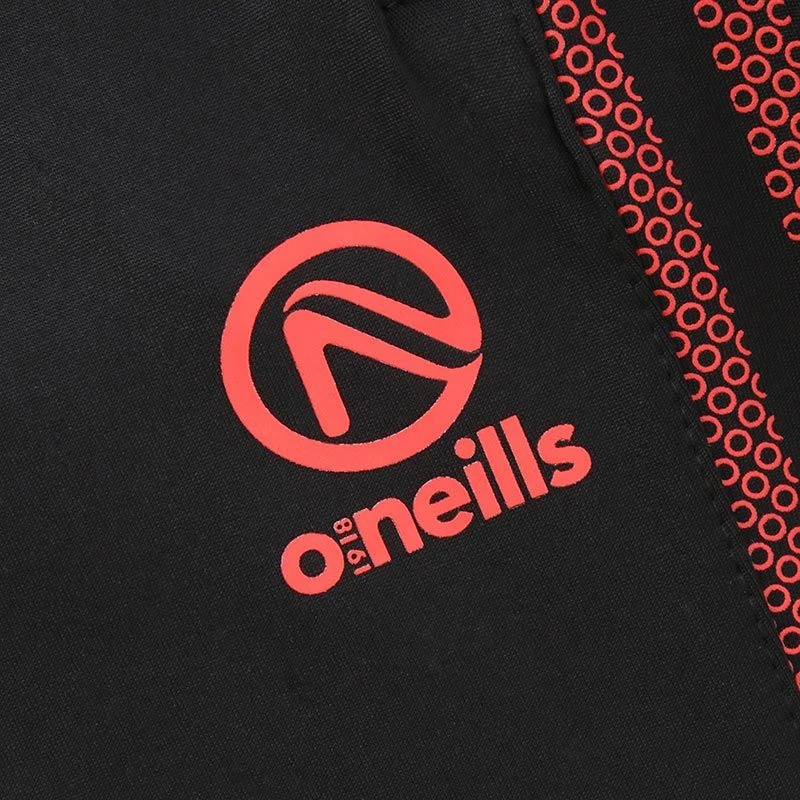 Men's Pluto Brushed Skinny Tracksuit Bottoms Black / Red 6 Men's Pluto Brushed Skinny Tracksuit Bottoms Black / Red - Image 4