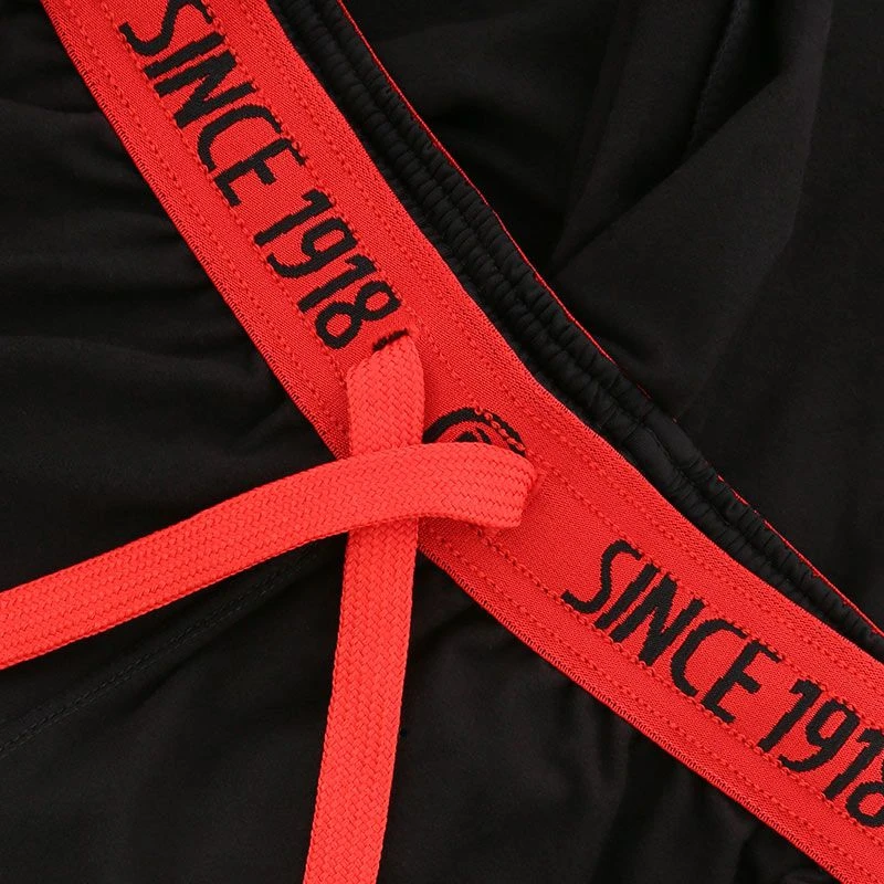 Men's Pluto Brushed Skinny Tracksuit Bottoms Black / Red 9 Men's Pluto Brushed Skinny Tracksuit Bottoms Black / Red - Image 7