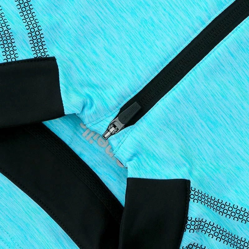 Kids' Pluto Brushed Half Zip Top Blue / Dark Grey 5 Kids' Pluto Brushed Half Zip Top Blue / Dark Grey - Image 3