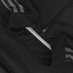 Men's Pluto Brushed Half Zip Top Dark Grey / Silver -Outdoor Clothing Store plut 184 3 gen gen dgsvxx adlt p5