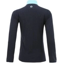 Women's Pluto Brushed Half Zip Top Marine / Green -Outdoor Clothing Store plut 184 3 gen megnxx wmns p2 4