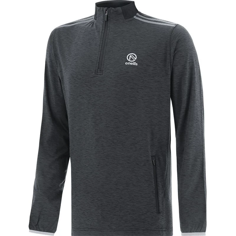 Kids' Pluto Brushed Half Zip Top Black / Silver 3 Kids' Pluto Brushed Half Zip Top Black / Silver