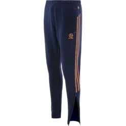 Kids' Pluto Hybrid Skinny Tracksuit Bottoms Marine / Orange