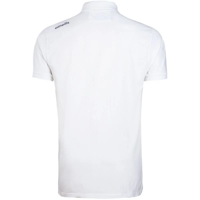 Kids' Portugal Cotton Polo Shirt White / Silver 4 Kids' Portugal Cotton Polo Shirt White / Silver - Image 2