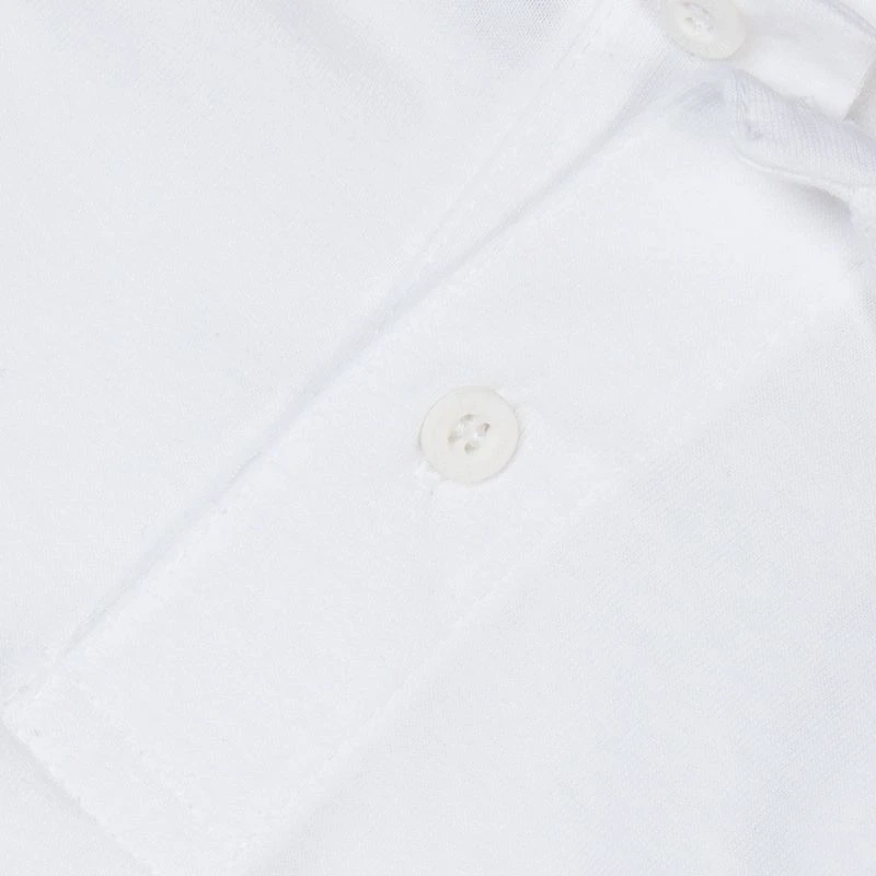 Kids' Portugal Cotton Polo Shirt White / Silver 7 Kids' Portugal Cotton Polo Shirt White / Silver - Image 5