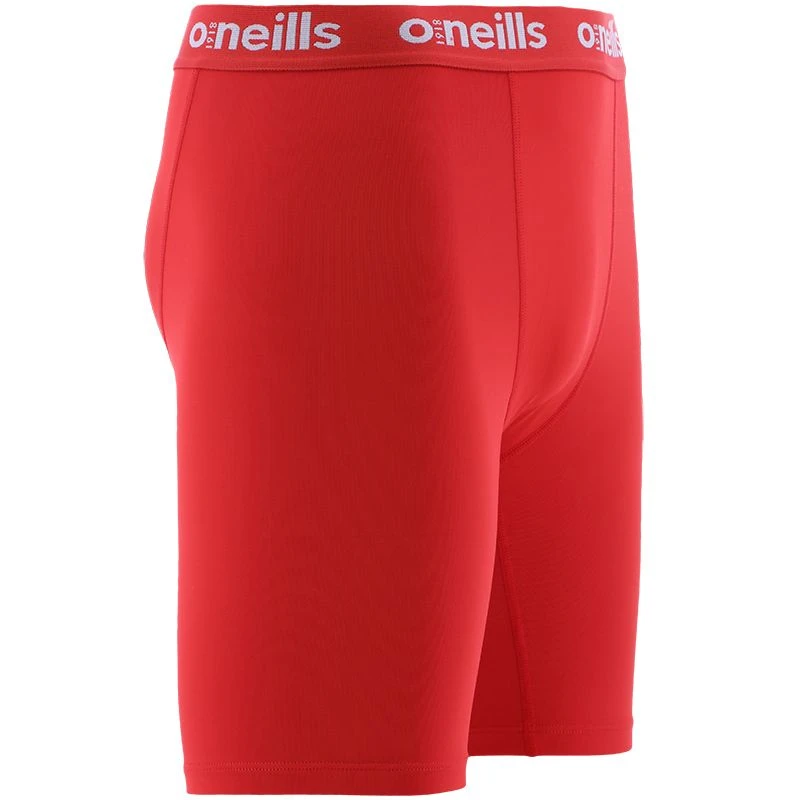 Men's Pro Body III Poly Elastane Shorts Red / Silver 4 Men's Pro Body III Poly Elastane Shorts Red / Silver - Image 2