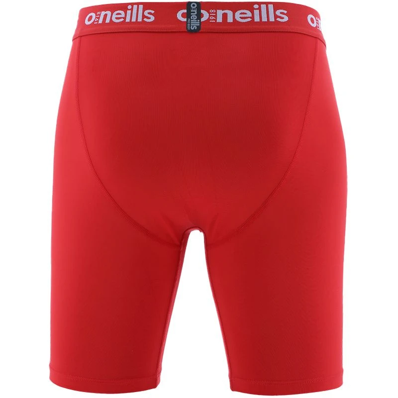 Men's Pro Body III Poly Elastane Shorts Red / Silver 5 Men's Pro Body III Poly Elastane Shorts Red / Silver - Image 3