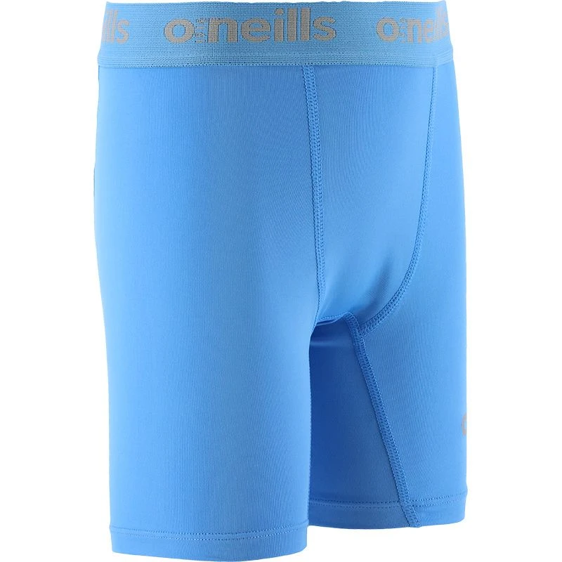 Kids' Pro Body III Poly Elastane Shorts Sky / Silver 4 Kids' Pro Body III Poly Elastane Shorts Sky / Silver - Image 2