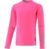 Kids' Pro Body III Poly Elastane Baselayer Top Pink / Silver 2 Kids' Pro Body III Poly Elastane Baselayer Top Pink / Silver -Outdoor Clothing Store pro body iii 076 p elast baselayer top pink slv kids 1