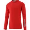 Kids' Pro Body III Poly Elastane Baselayer Top Red / Silver -Outdoor Clothing Store pro body iii 076 p elast baselayer top red slv kids 1