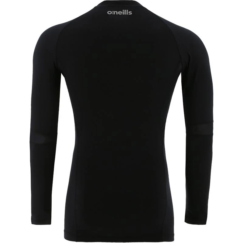 Men's Pro Body III Fleece Lined Poly Elastane Baselayer Top Black / Silver 4 Men's Pro Body III Fleece Lined Poly Elastane Baselayer Top Black / Silver - Image 2