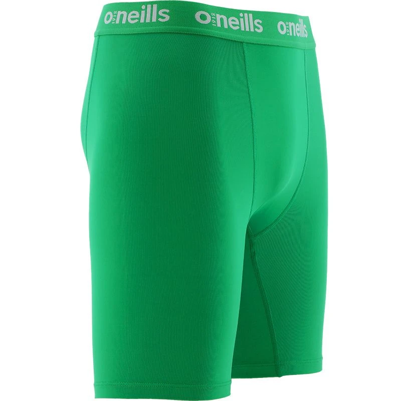Men's Pro Body III Poly Elastane Shorts Green / Silver 4 Men's Pro Body III Poly Elastane Shorts Green / Silver - Image 2