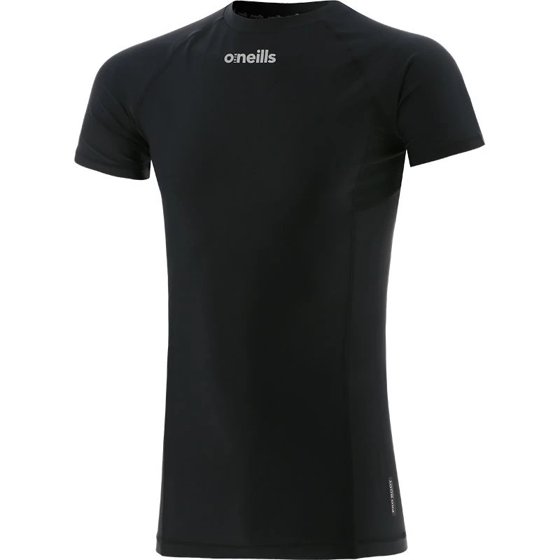 Men's Pro Body Base Layer Compression T-Shirt Black / Silver 3 Men's Pro Body Base Layer Compression T-Shirt Black / Silver