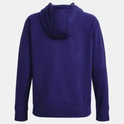 Under Armour Women's UA Rival Fleece HB Hoodie Sonar Blue / White -Outdoor Clothing Store ps1356317 468 hb