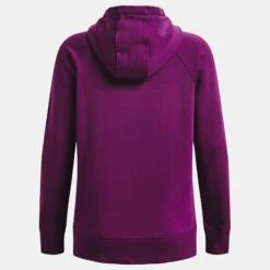 Under Armour Women's Rival Fleece Logo Hoodie Rivalry / White -Outdoor Clothing Store ps1356318 514 hb