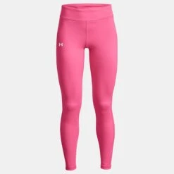 Under Armour Kids' UA Motion Leggings Pink Punk / White