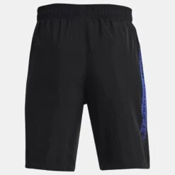 Under Armour Kids' Woven Graphic Shorts Black / Versa Blue 6 Under Armour Kids' Woven Graphic Shorts Black / Versa Blue -Outdoor Clothing Store ps1370178 005 hb