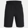 Under Armour Kids' Woven Graphic Shorts Black / Versa Blue -Outdoor Clothing Store ps1370178 005 hf