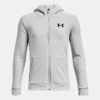 Under Armour Kids' Armour Fleece® Full-Zip Halo Grey / Black -Outdoor Clothing Store ps1373541 014 hf