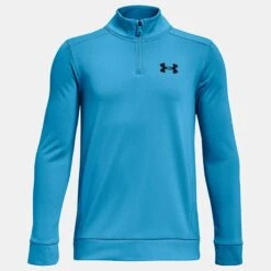 Under Armour Kids' Armour Fleece® ¼ Zip Capri / Black