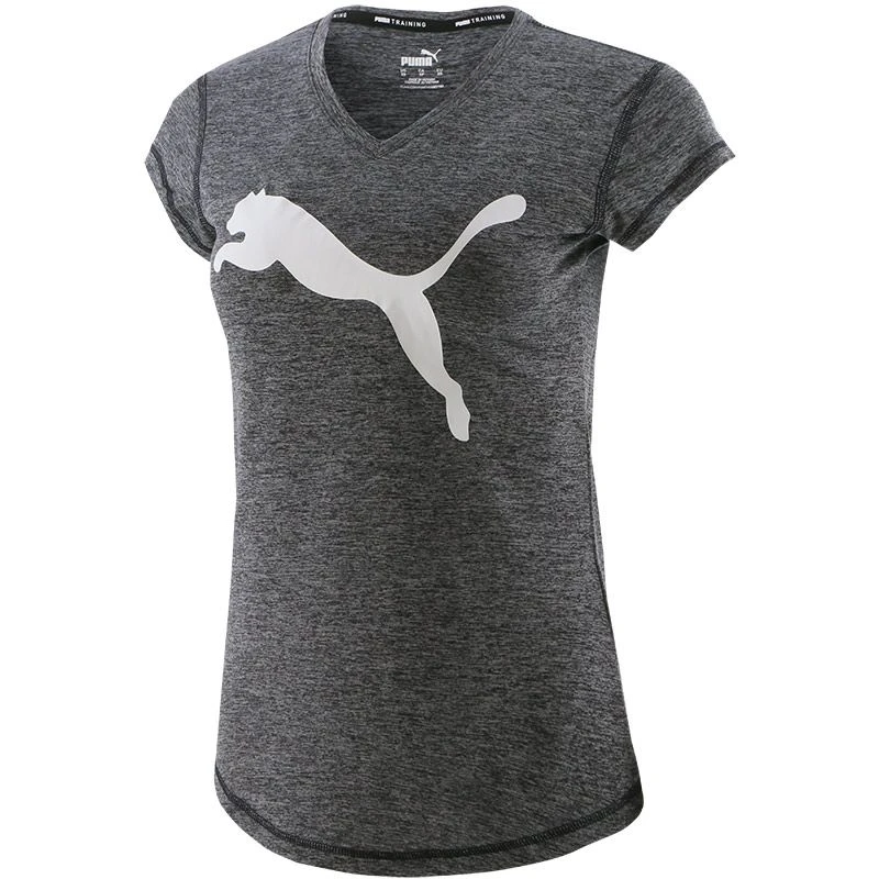 Puma Women's Favourite Heather Cat Training T-Shirt Puma Black Heather 3 Puma Women's Favourite Heather Cat Training T-Shirt Puma Black Heather