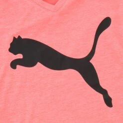 Puma Women's Favourite Heather Cat Training T-Shirt Georgia Peach Heather -Outdoor Clothing Store puma train fav heather cat tee georgia peach heather 51952624 3