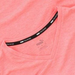 Puma Women's Favourite Heather Cat Training T-Shirt Georgia Peach Heather -Outdoor Clothing Store puma train fav heather cat tee georgia peach heather 51952624 4