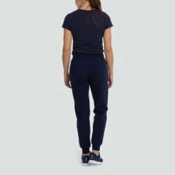Canterbury Women's Tapered Cuffed Fleece Bottoms Navy -Outdoor Clothing Store q a005159769 c